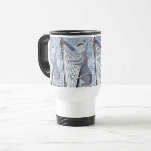 Mug De Voyage Celestial Harp Cat (Devant gauche)
