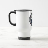 Mug de voyage celtique pour deux terriers de Skye (Gauche)