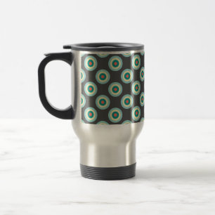 Mug De Voyage Cercles mixtes gris par Shirley Taylor