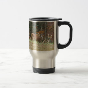 Mug De Voyage Cerf d'automne dans le lac Arrowhead