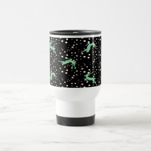 Mug De Voyage Cerf de Noël Étoile Motif Hivernal