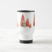 Mug De Voyage Cerf de Noël rétro (Centre)