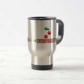 Mug De Voyage Cerises Drôles (Devant droit)