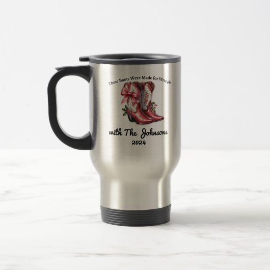 Mug De Voyage Ces bottes ont été faites pour l'enrobage (Gauche)