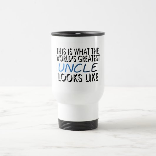 Mug De Voyage C'est ce qui le plus grand oncle du monde (2) (Centre)