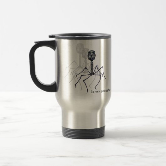 Mug De Voyage C'est juste un bactériophage de dépassement… (Gauche)