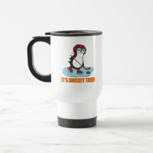 Mug De Voyage C'est le temps du hockey - mignon hockey sur glace