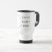 Mug De Voyage C'est pas Facile (Devant droit)