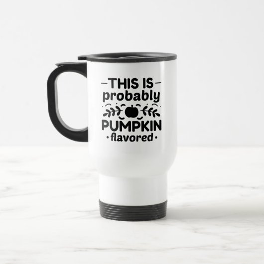 Mug De Voyage C'Est Probablement Citrouille (Gauche)