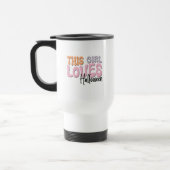 Mug De Voyage Cette fille adore Halloween (Gauche)