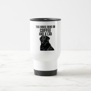 Mug De Voyage Cette maison tourne au café et à un Lab