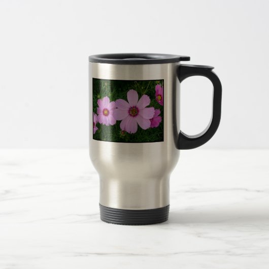 Mug De Voyage Chaîne de cosmos rose (Droit)