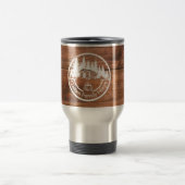 Mug De Voyage Chalet Cabane Grange Maison Rustique | Nom de Fami (Centre)