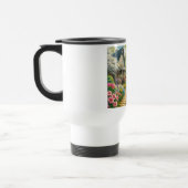 Mug De Voyage Chalet de printemps/jardin & chat (Gauche)