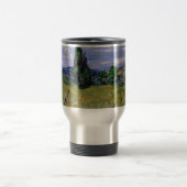 Mug De Voyage Champ de blé vert avec Cypress par Van Gogh. (Centre)