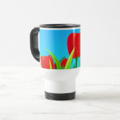 Mug De Voyage Champ de coquelicots (Devant gauche)