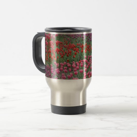 Mug De Voyage Champ De Tulipes (Devant gauche)