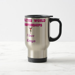 Mug De Voyage Championnats du Monde d'Athlétisme Kenya Coureur :