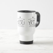 Mug De Voyage Changer noir (Devant droit)