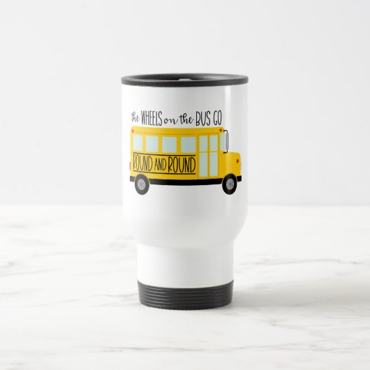 Mug De Voyage Chanson de Bus Wheels (Centre)