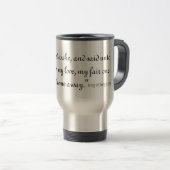 Mug De Voyage Chanson des chansons 2:10 (Devant droit)