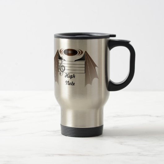 Mug De Voyage Chanson préférée de chaume à haute note (Droit)
