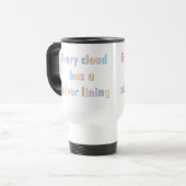 Mug De Voyage Chaque nuage a un côté positif (Devant gauche)