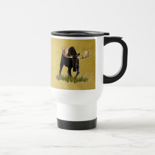 Mug De Voyage Charging Bull Moose (Droite)
