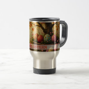 Mug De Voyage Charme de fleurs printanières avec splendeur d'œuf