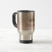 Mug De Voyage Charming Chic Tiara, Princesse, Parties scintillan (Devant gauche)