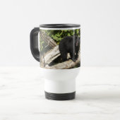 Mug De Voyage Chasse Ours Noir Sauvage Photo Faune (Devant gauche)