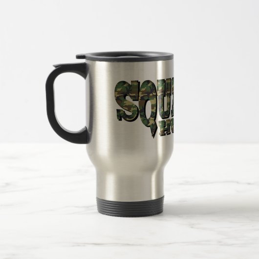 Mug De Voyage Chasseur de Squatch - motif de Camo (Gauche)