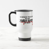 Mug De Voyage Chasseur de zombi de professeur de Sciences (Gauche)