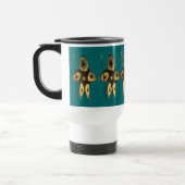 Mug De Voyage Chasseur Inuit Fractal (Gauche)