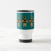 Mug De Voyage Chasseur Inuit Fractal (Centre)