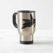 Mug De Voyage Chasseurs furtifs de F 22 Raptor (Devant gauche)