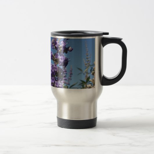 Mug De Voyage Chaste Tree Purple Flowers (Droit)