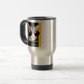 Mug De Voyage Chat à la mode (Devant gauche)