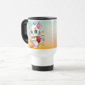 Mug De Voyage Chat allant à l'école - École de chat-85241 (Devant gauche)