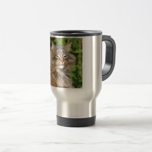 Mug De Voyage Chat Angora (Devant droit)