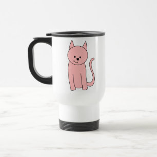 Mug De Voyage Chat assez rose mignon