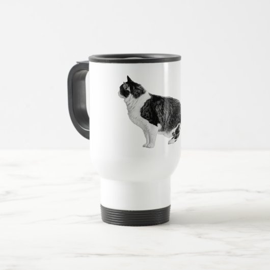 Mug De Voyage Chat au bord de la route, pause douce (Devant gauche)