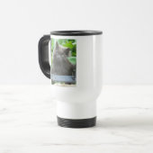 Mug De Voyage Chat bleu russe gris-long (Devant gauche)