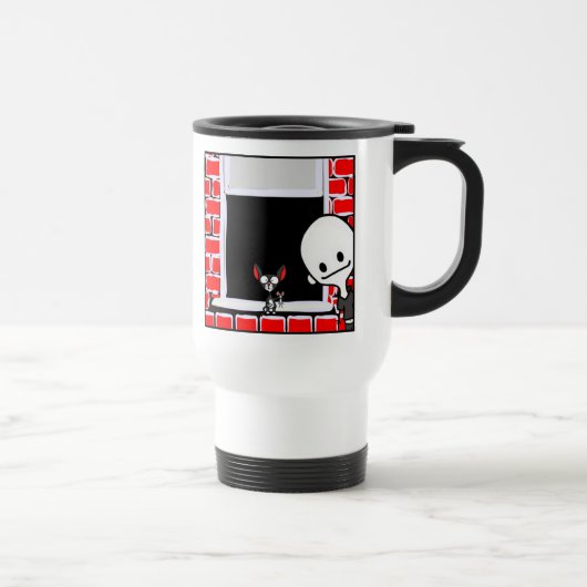Mug De Voyage Chat dans la fenêtre (Droite)