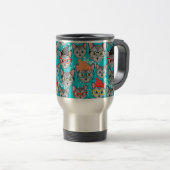 Mug De Voyage Chat dans le casquette (Devant droit)