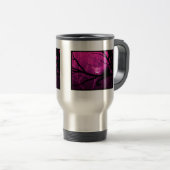 Mug De Voyage Chat de Cheshire parmi des arbres (Devant droit)