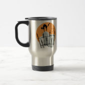 Mug De Voyage Chat de cimetière de Halloween (Gauche)