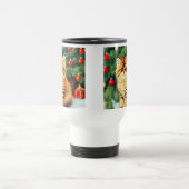 Mug De Voyage Chat de Noël Vintage (Centre)