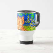 Mug De Voyage Chat de nuit (Devant droit)