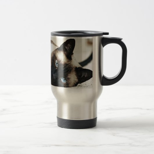 Mug De Voyage Chat de Siamese (Droit)
